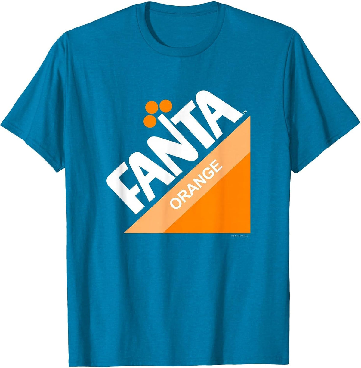 Fanta Orange Soda Retro Classic Soft Drink T-Shirt - Sapphire Blue