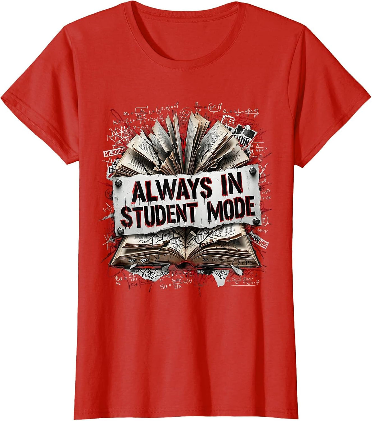 It's a Beautiful Day for Learning Student Mode T-Shirt - Red