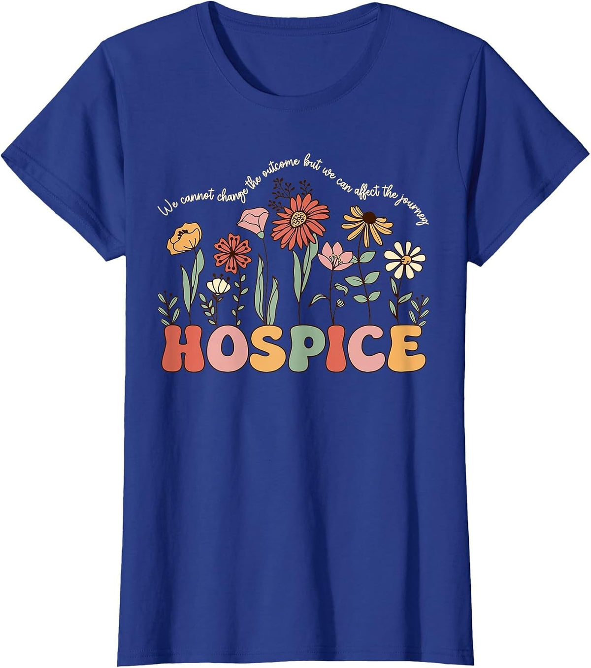 Hospice Nurses Social Worker Palliative Care Hospice Aide T-Shirt - Royal Blue