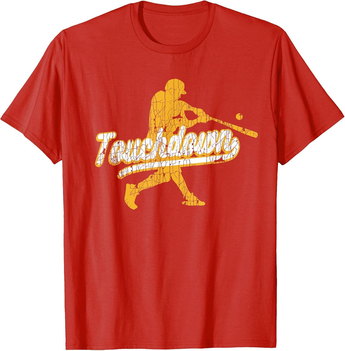 Baseball Apparel Touchdown t Shirt T-Shirt - Red