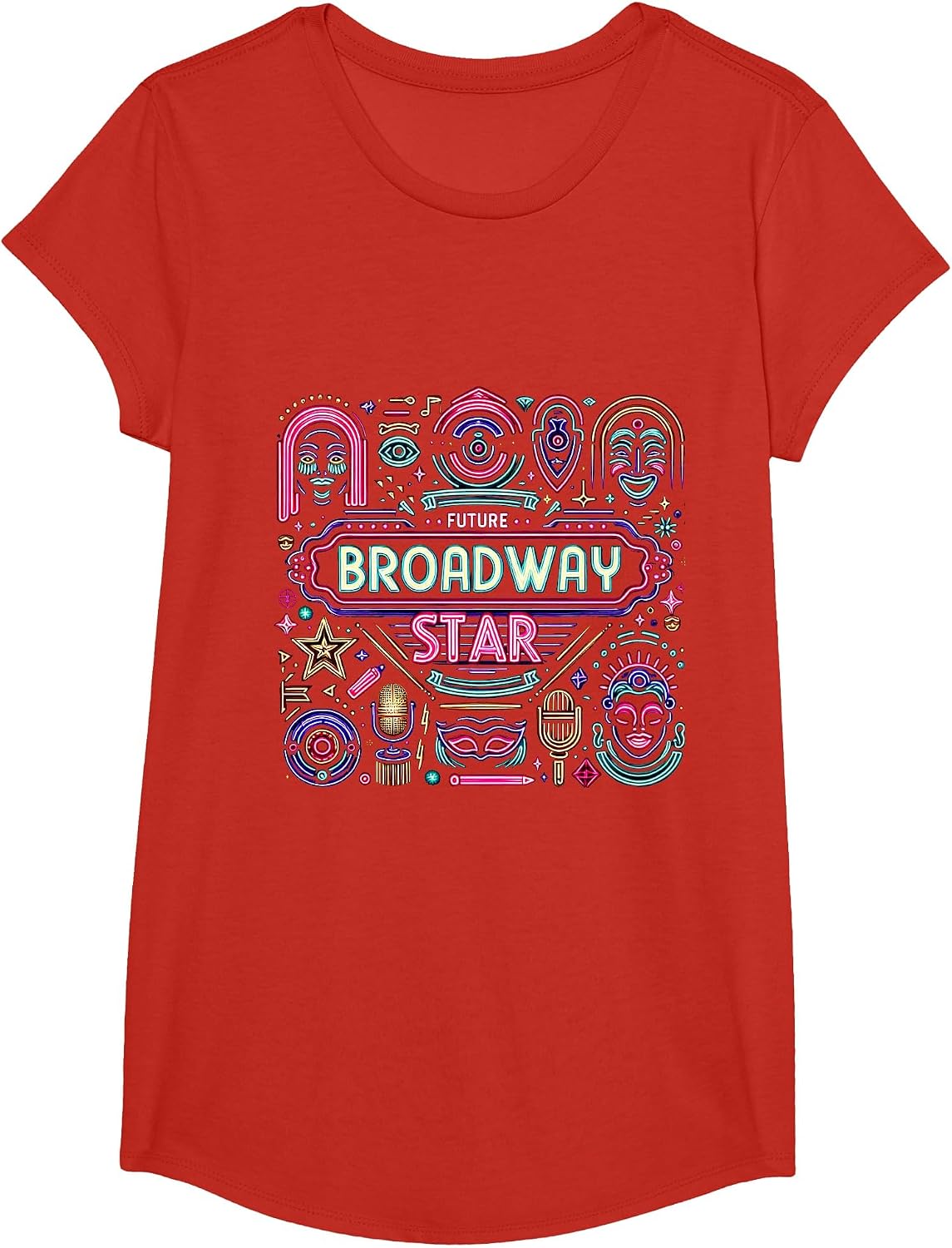 Future Broadway Star |- T-Shirt - Girls Red