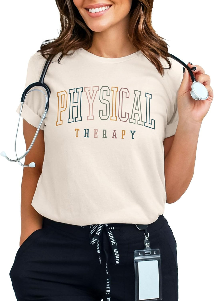 Retro Physical Therapy Shirt, Graduation Gift for Physical Therapist, PT Office Matching Staff Shirts, Physical Therapy