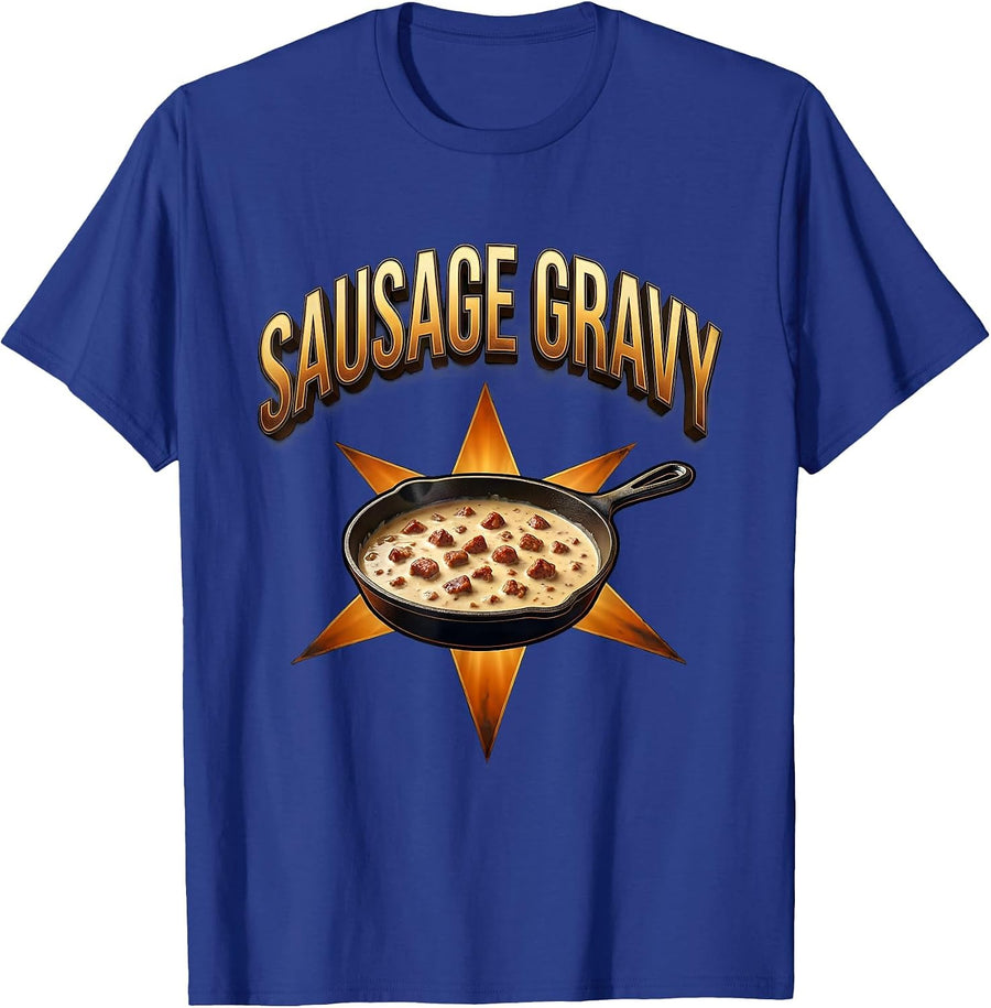 Sausage Gravy Bootleg 90's Rap Rock Vintage Funny T-Shirt - Royal Blue