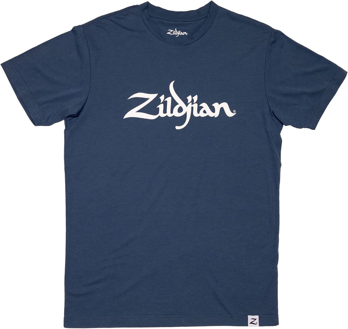 Zildjian Unisex Adult Logo T-Shirt, Classic Fit - Slate Blue