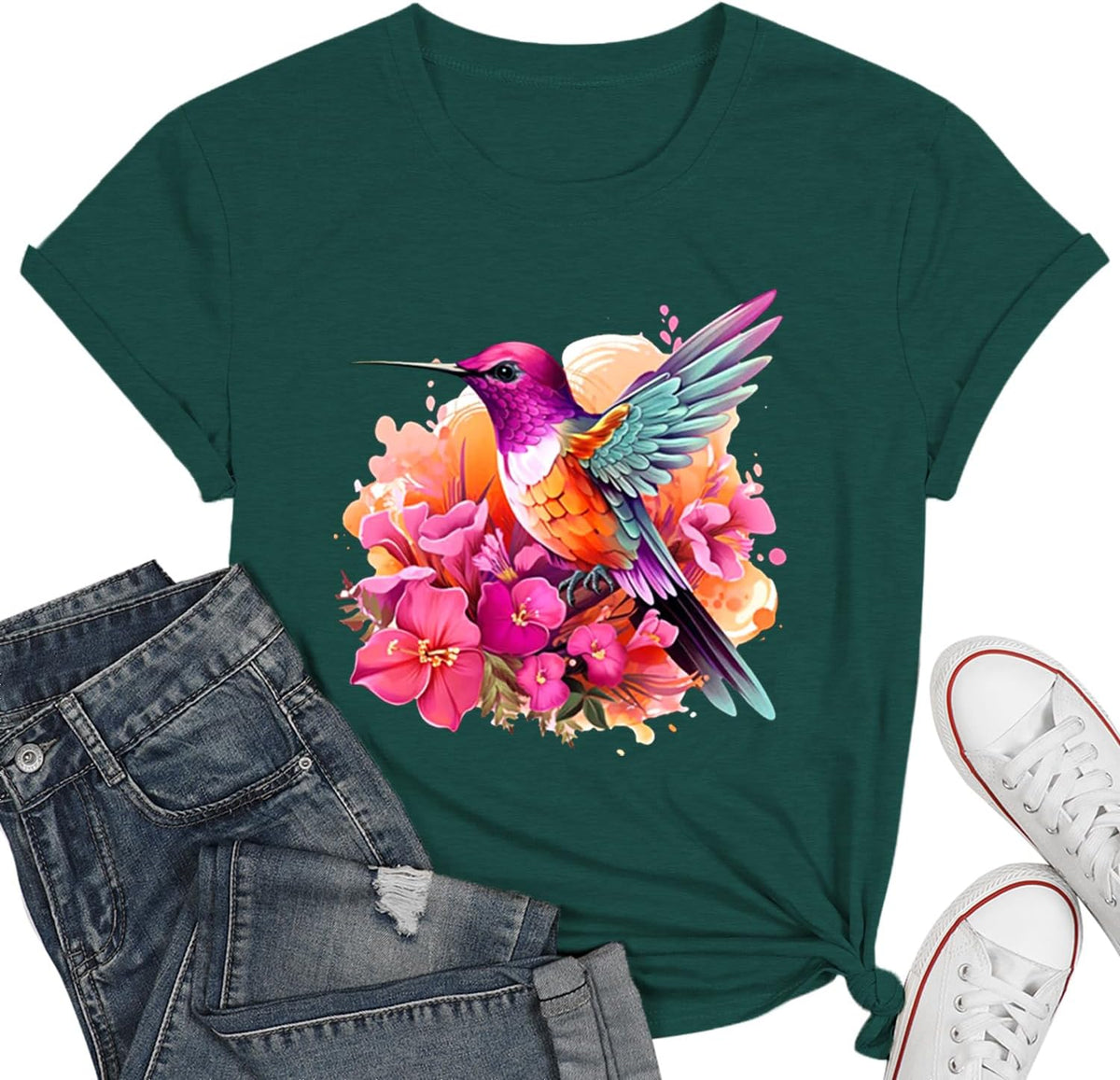 qdl Mardi Gras Shirt for Women - Fat Tuesday Party T-Shirt, Purple Green Gold Festival Tee - 014-green1