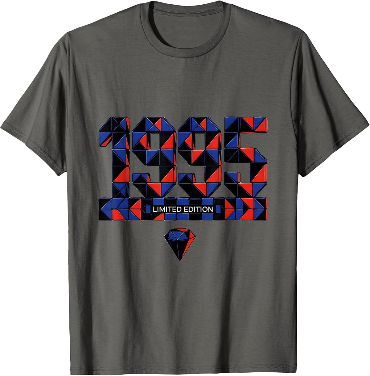 Limited Edition 1995 Vintage Year Stamp 31st Birthday Gift T-Shirt - Asphalt Grey