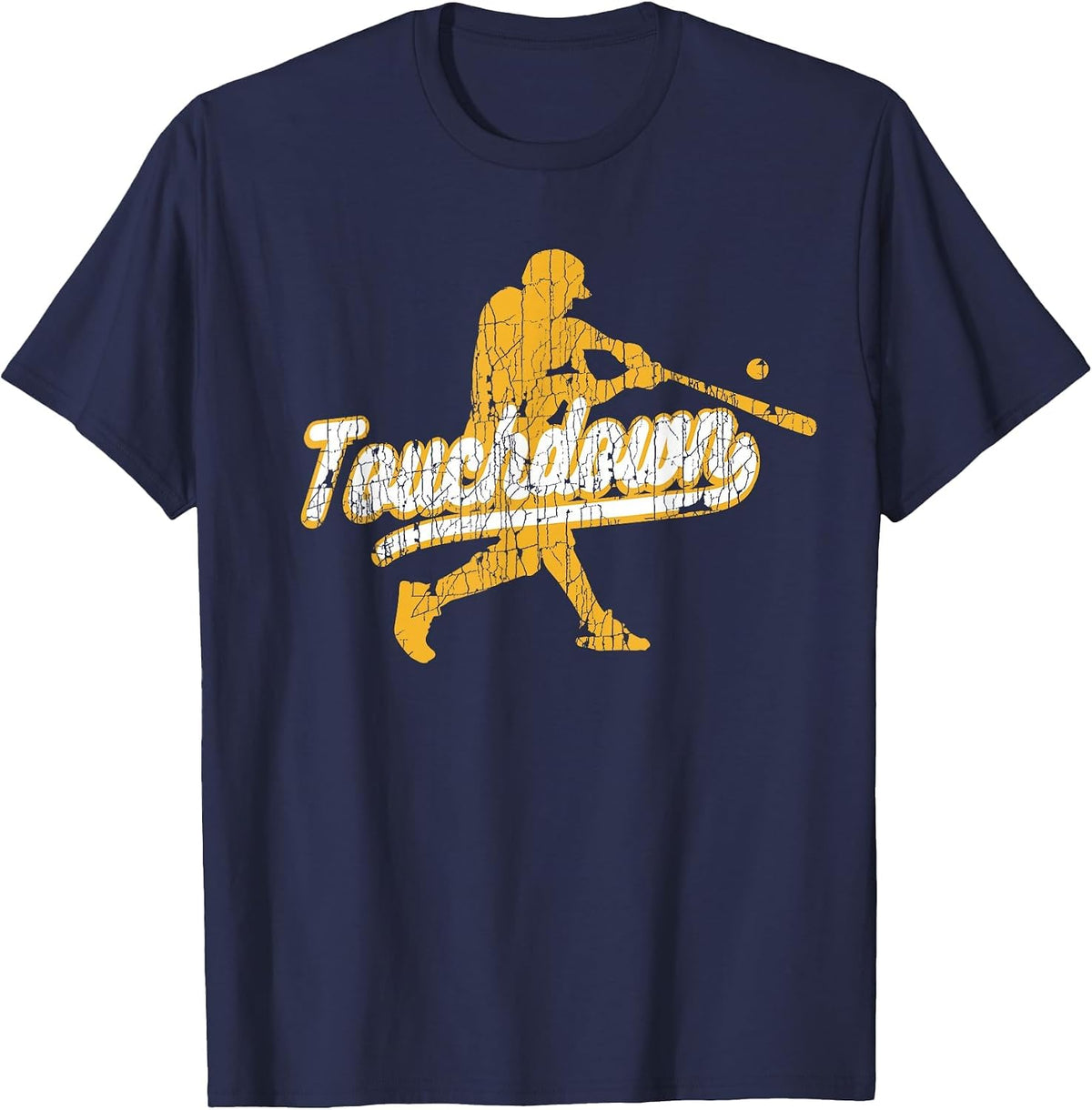 Baseball Apparel Touchdown t Shirt T-Shirt - Navy Blue