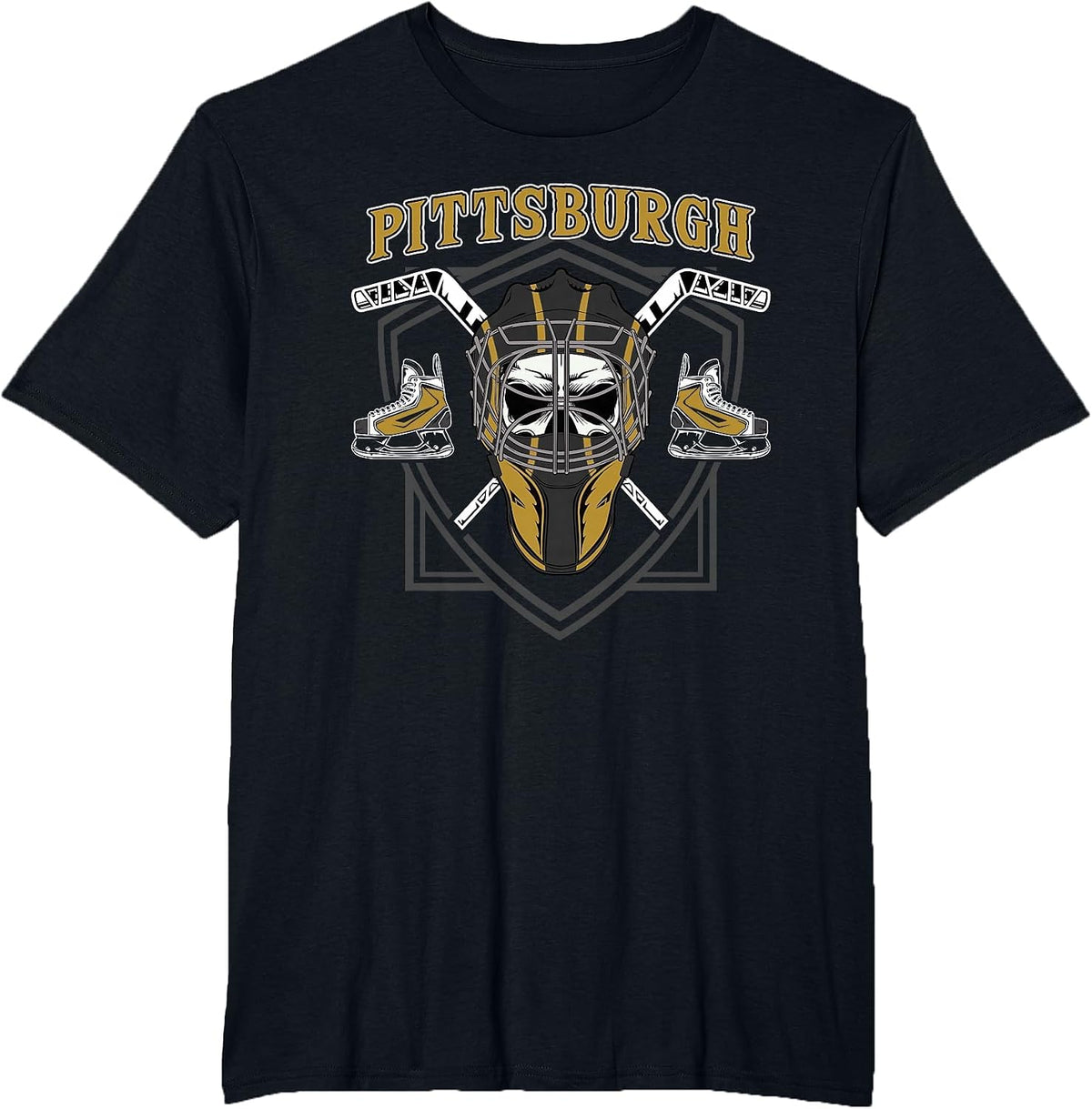 Pittsburgh Icehockey Hockey T-Shirt - Black