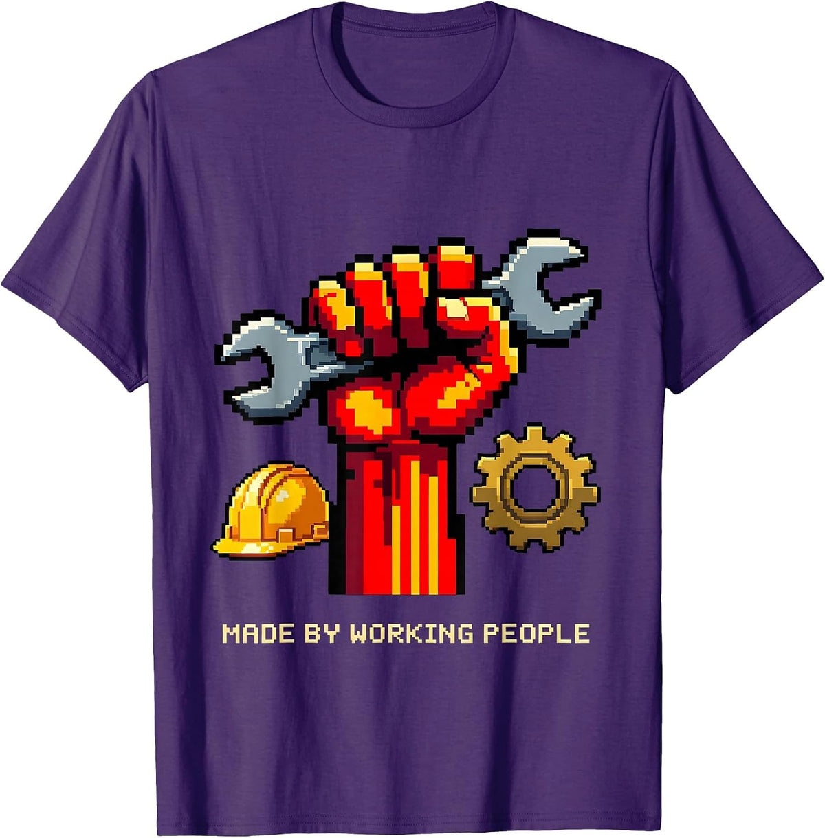 Made by Working People Labor Day Graphic T-Shirt - Purple