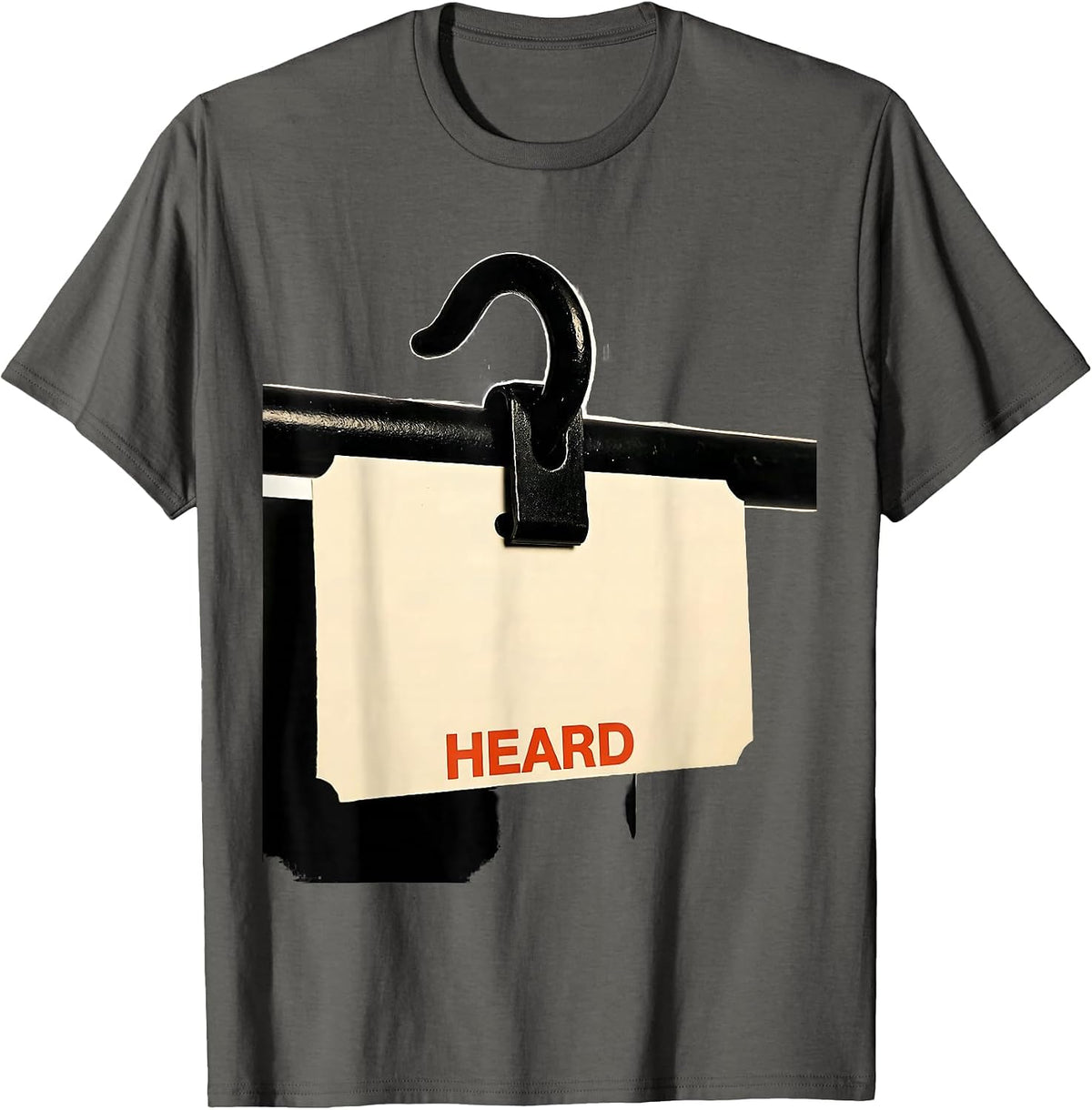 Men's Heard Funny Chef Restaurant Kitchen Slang Lingo Cook Gift T-Shirt - Asphalt Grey