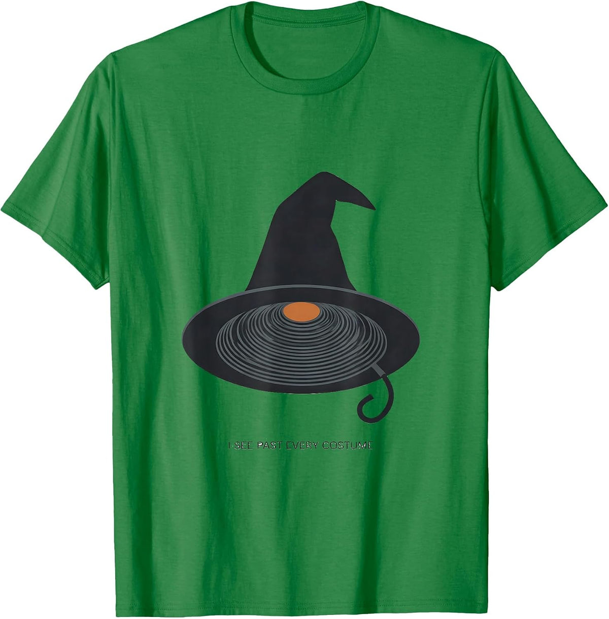 Men's I See Past Every Costume Editorial Conceptual Sonographer T-Shirt - Kelly Green