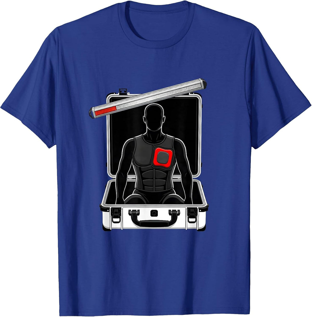 Men's EMS Case Mannequin Blunt Training Humor Paramedic T-Shirt - Royal Blue