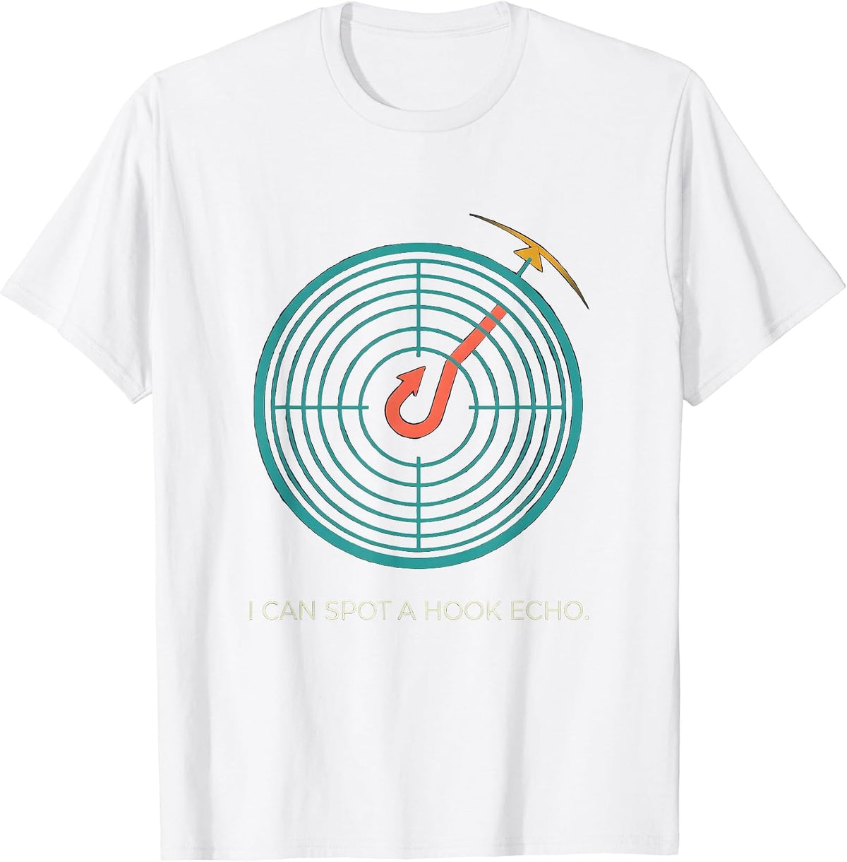 Men's I Can Spot A Hook Echo Funny Storm Chaser Tornado T-Shirt - White