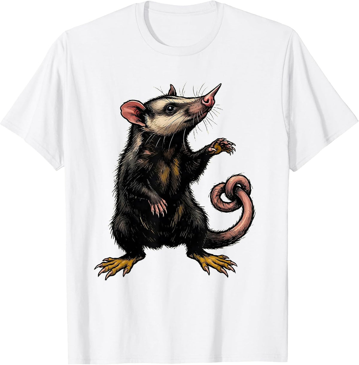 Men's Opossum Bowing Meme Humor Animal Lover Gift T-Shirt - White