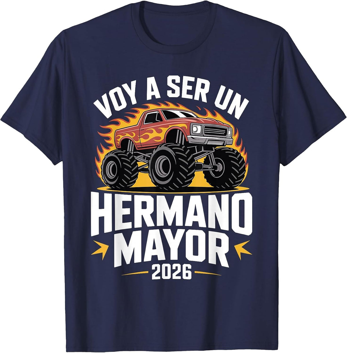 Promoted to Big Brother 2026 Spanish Hermano Mayor 2026 T-Shirt - Navy Blue