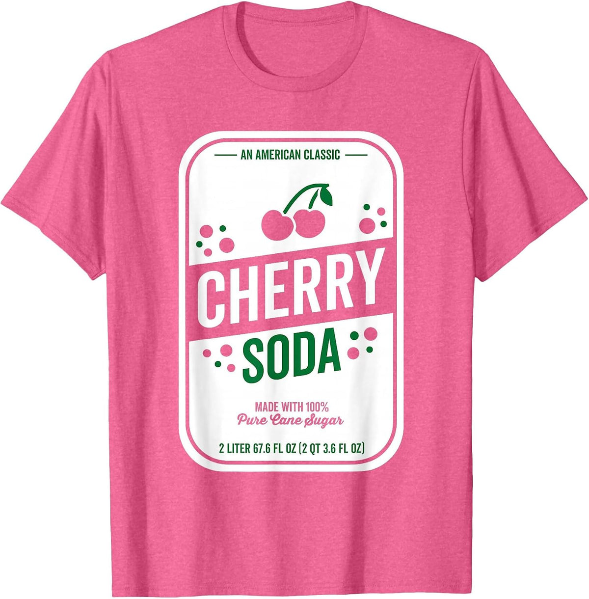 Soda Group Halloween Costume Cherry Soda T-Shirt - Pink Heather
