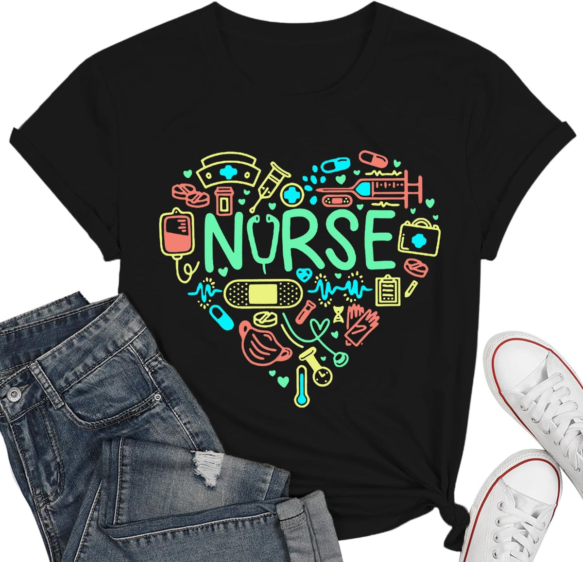 qdl Mardi Gras Shirt for Women - Fat Tuesday Party T-Shirt, Purple Green Gold Festival Tee - 050-black