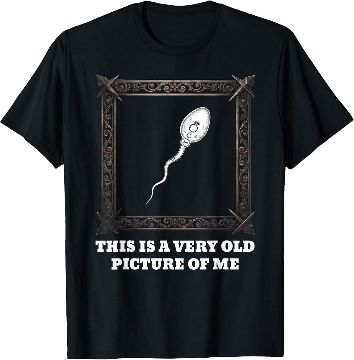 This is a Very Old Picture of Me T-Shirt - Black