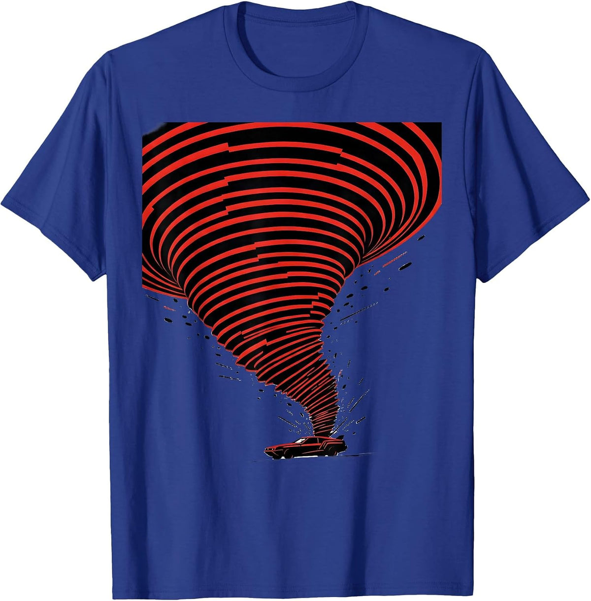 Radar Tornado Spiral Storm Chaser Meteorology Enthusiast T-Shirt - Royal Blue