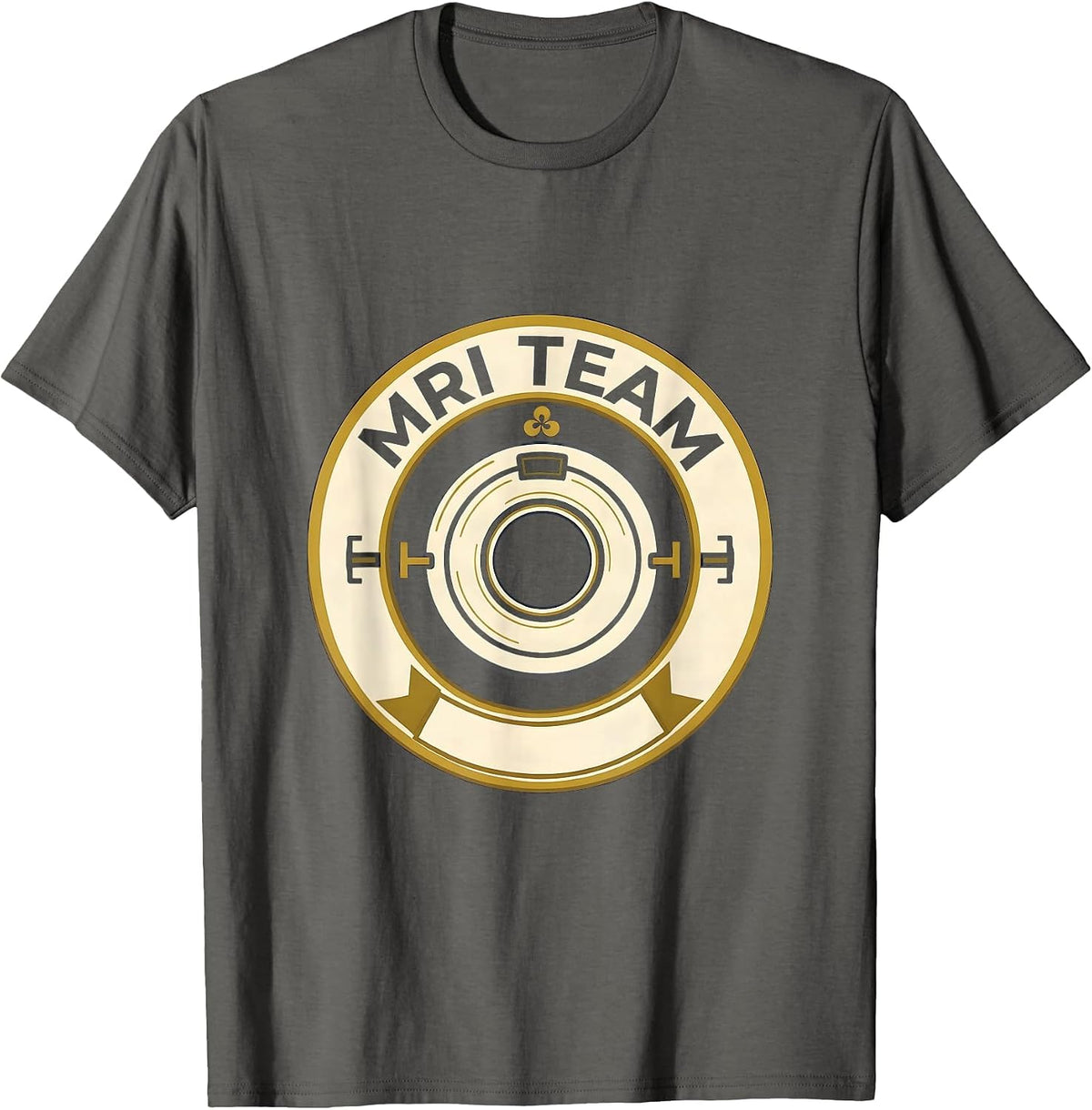 MRI Team Radiology Tech Rad Tech X-Ray Healthcare Worker T-Shirt - Asphalt Grey