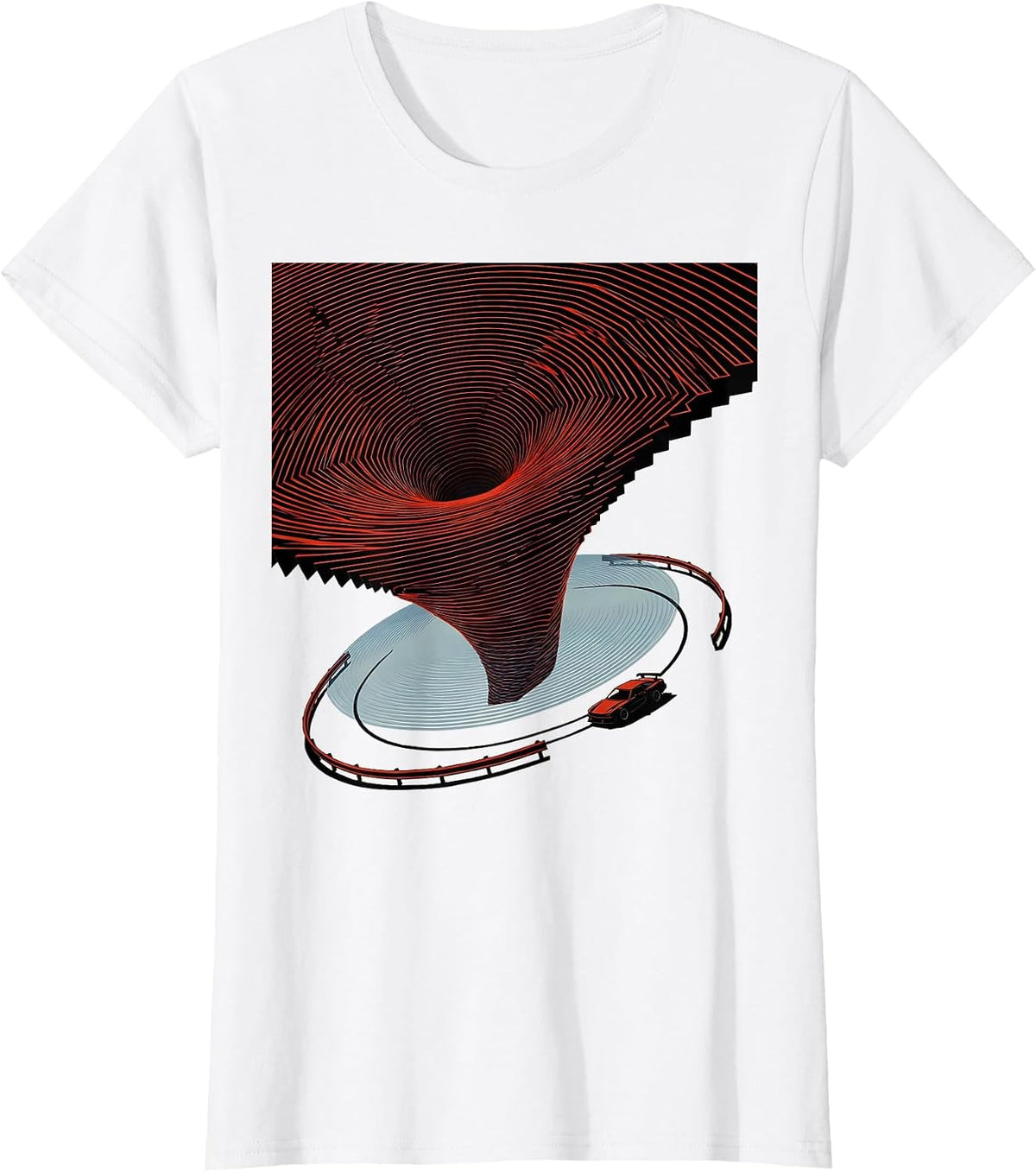 Tornado Chaser Storm Chasing Weather Enthusiast Humor T-Shirt - White