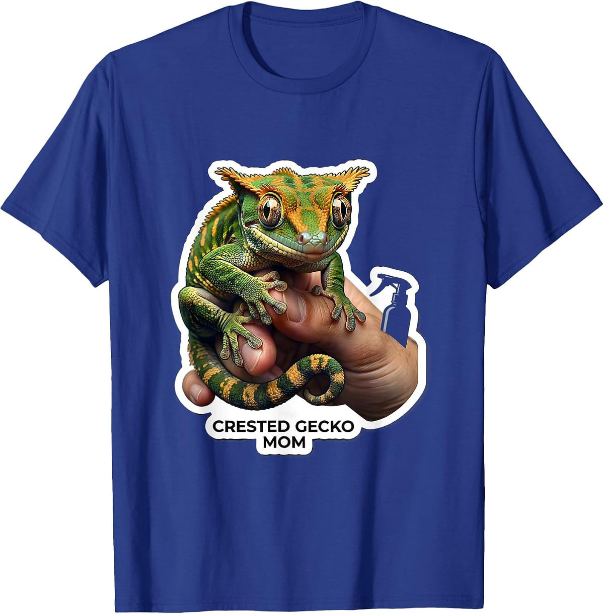 Crested Gecko Mom Funny Reptile Lover Gift Kids Reptile T-Shirt - Royal Blue