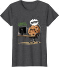 Cookies Accepted Nerd Shirt Funny Computer Internet Coder T-Shirt, Women, Dark Heather Grey, X-Large - As Pictured