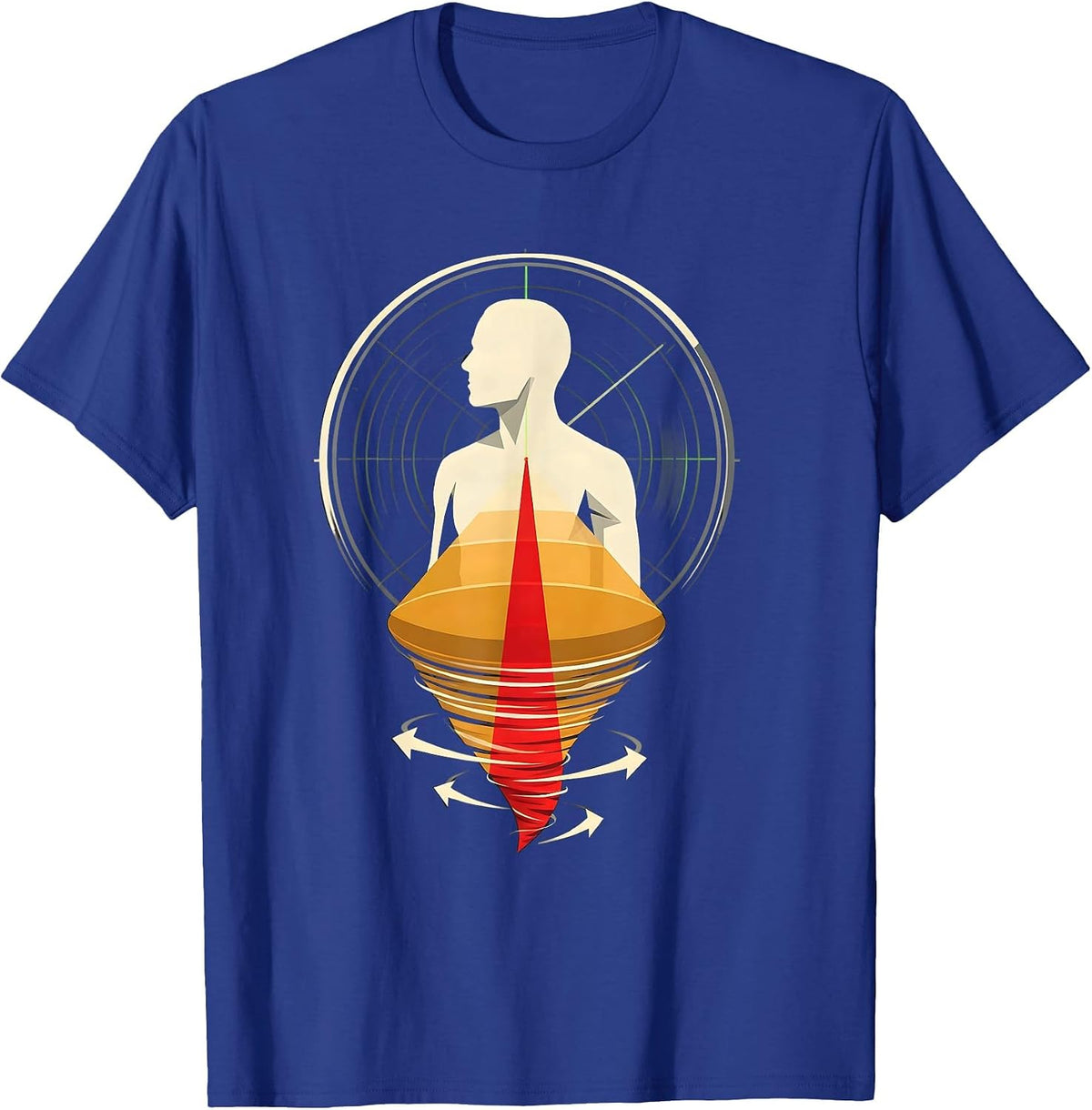 Weather Watcher Radar Tornado Humor Storm Chaser T-Shirt - Royal Blue