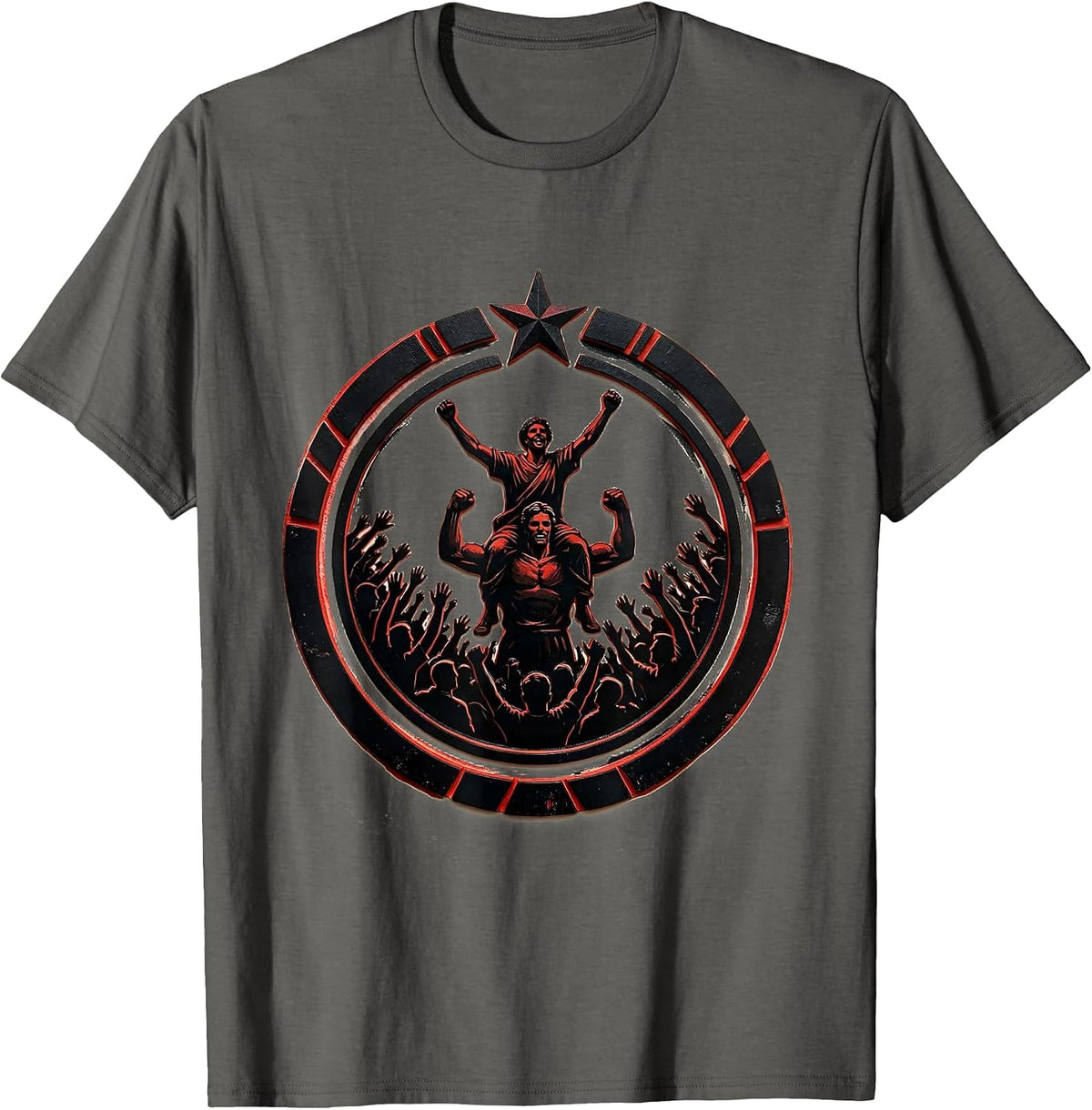 Men's Son In Law Favorite Child Crowd Celebration T-Shirt - Asphalt Grey