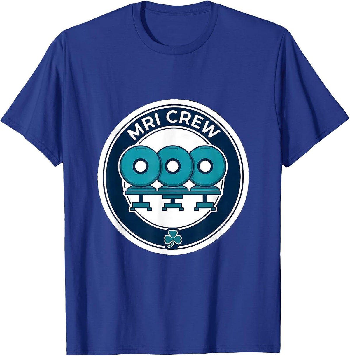 MRI Crew Radiology Tech Rad Tech Work Pride T-Shirt - Royal Blue