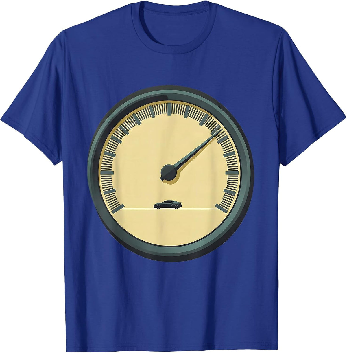 Odometer Dial Storm Chaser Tornado Enthusiast Humor T-Shirt - Royal Blue