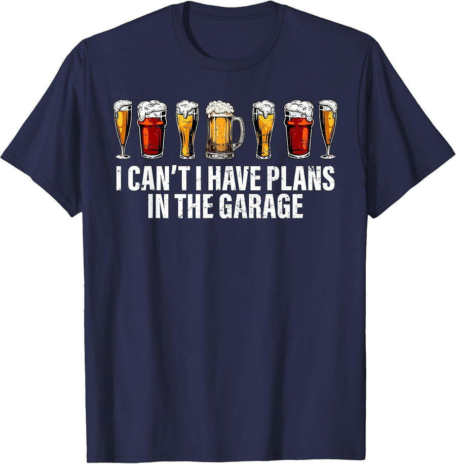 Vintage Craft Beer Home Brewing Art Brewery T-Shirt - Navy Blue