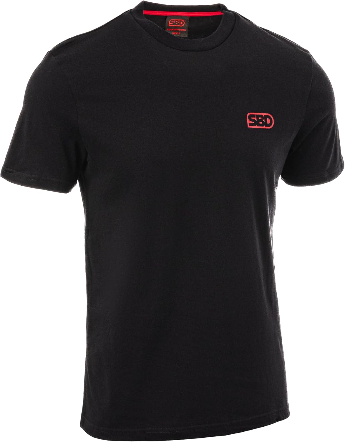 SBD Mens Classic T-Shirt Cotton Training Shirt – Gym & Powerlifting Tee Made in Great Britain - As Pictured