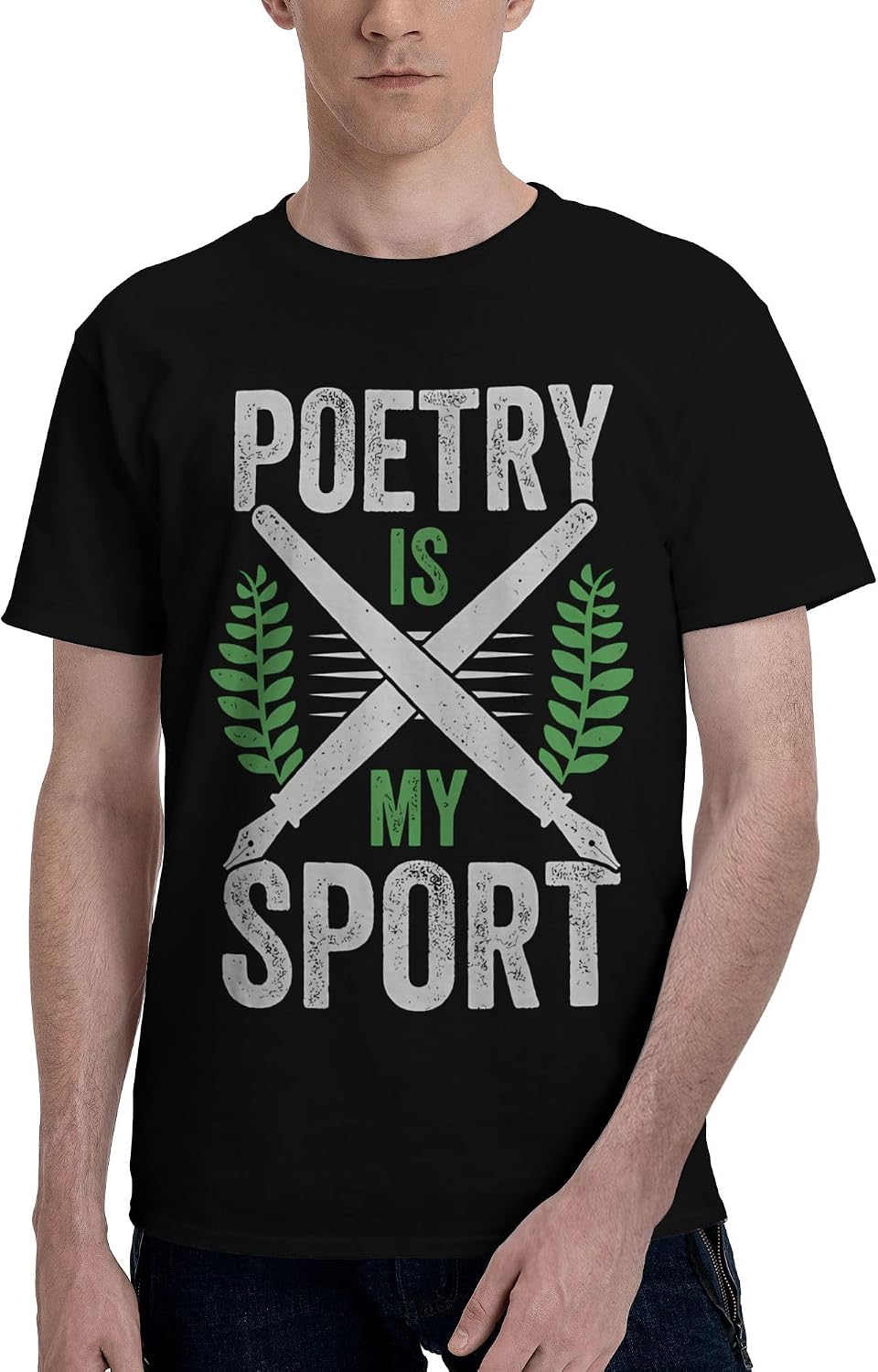 Men's T-Shirt,Postage Stamp Collecting 1,Tag‑Free Soft Tee Double Stitched Durable - As Pictured