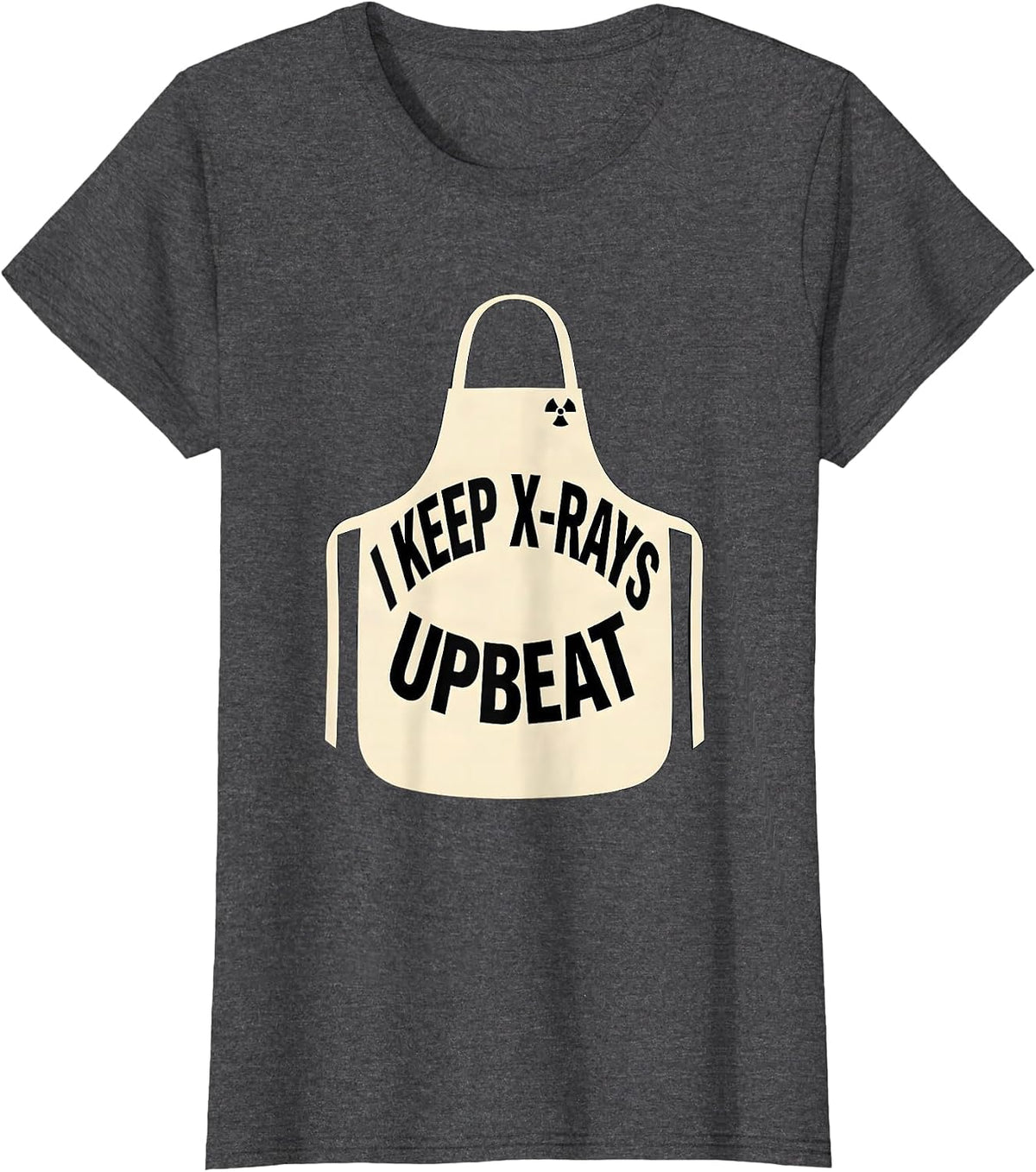 Women's I Keep X-Rays Upbeat Radiology Tech Rad Tech X-Ray T-Shirt - Dark Heather Grey