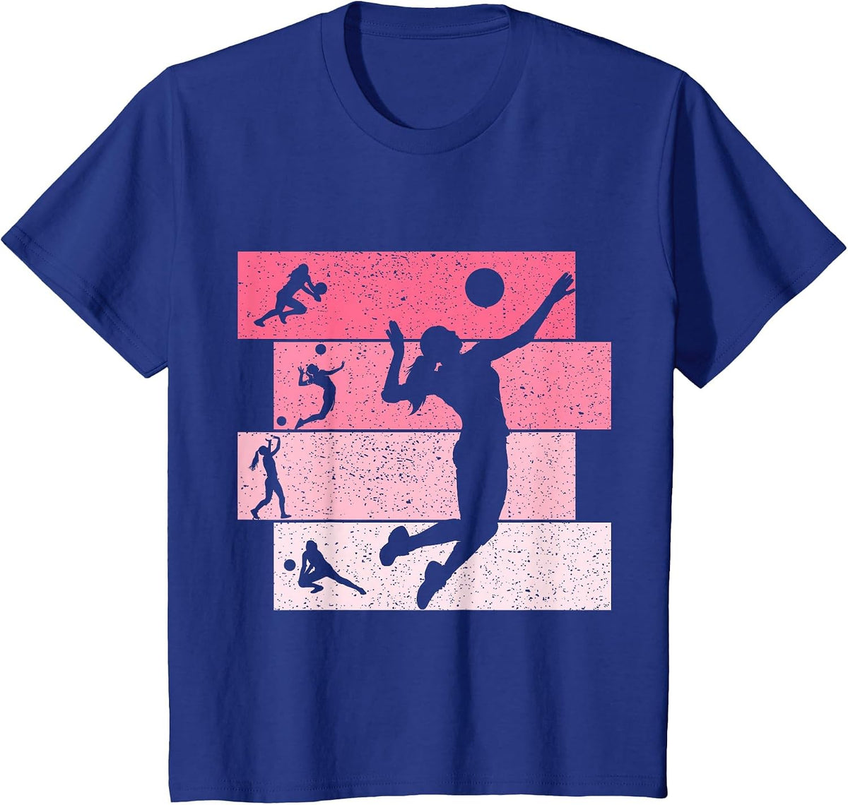 Volleyballer Volleyball Girls Women T-Shirt - Royal Blue