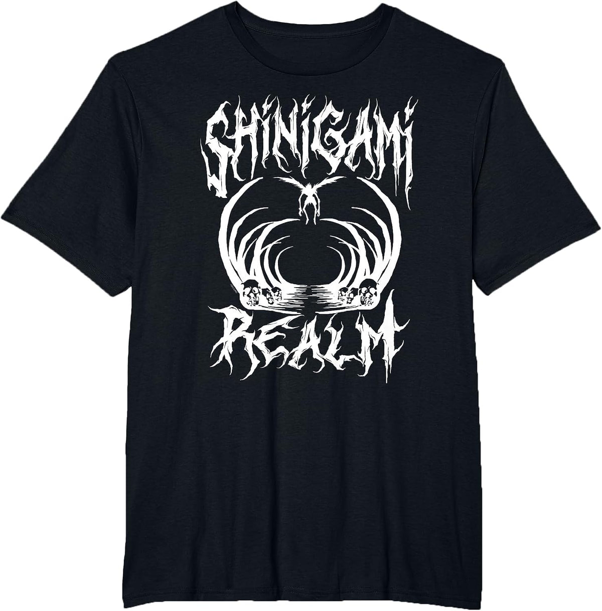 Death Note Shinigami Realm Heavy Metal Anime T-Shirt - Black
