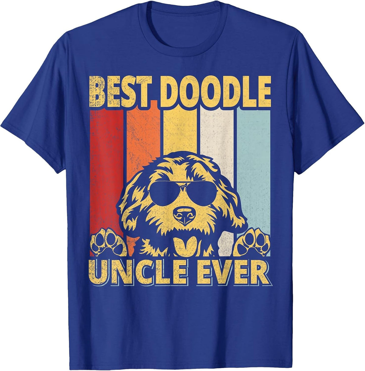 Best Doodle Uncle Ever Quote for a Doodle Uncle T-Shirt - Royal Blue