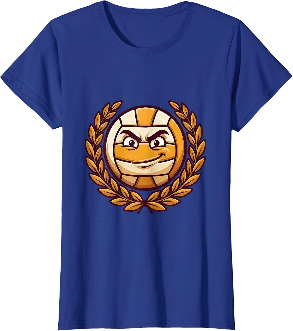 Women's Volleyball Laurel Wreath Champion Graphic T-Shirt - Royal Blue
