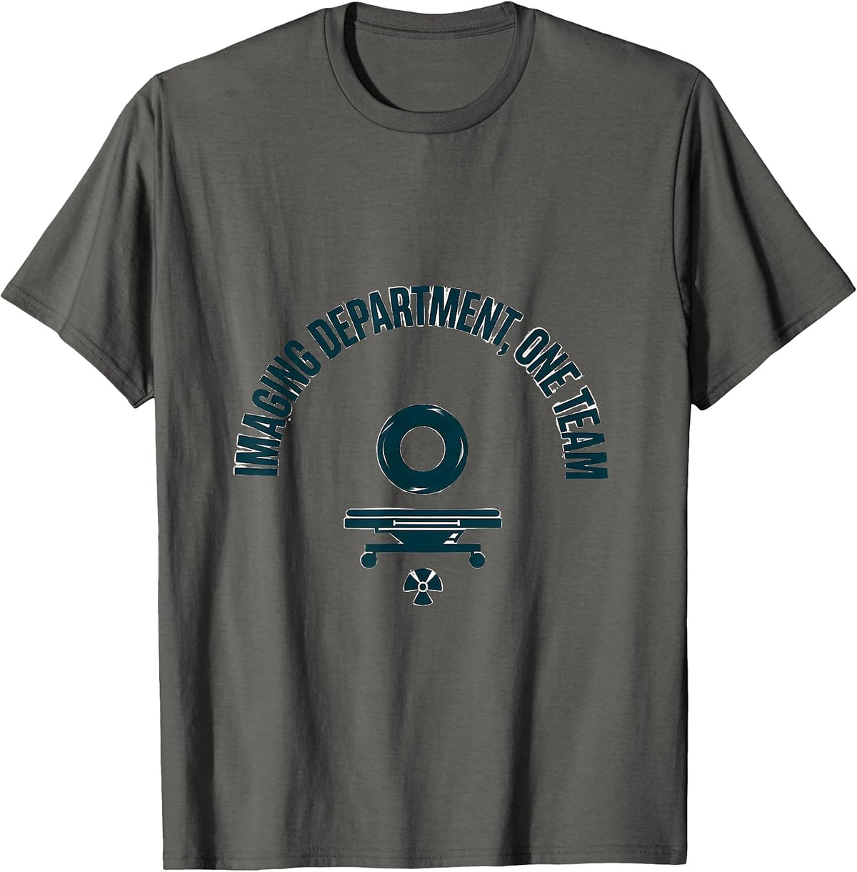 Men's Imaging Department One Team Radiology Tech Rad Tech X-ray T-Shirt - Asphalt Grey