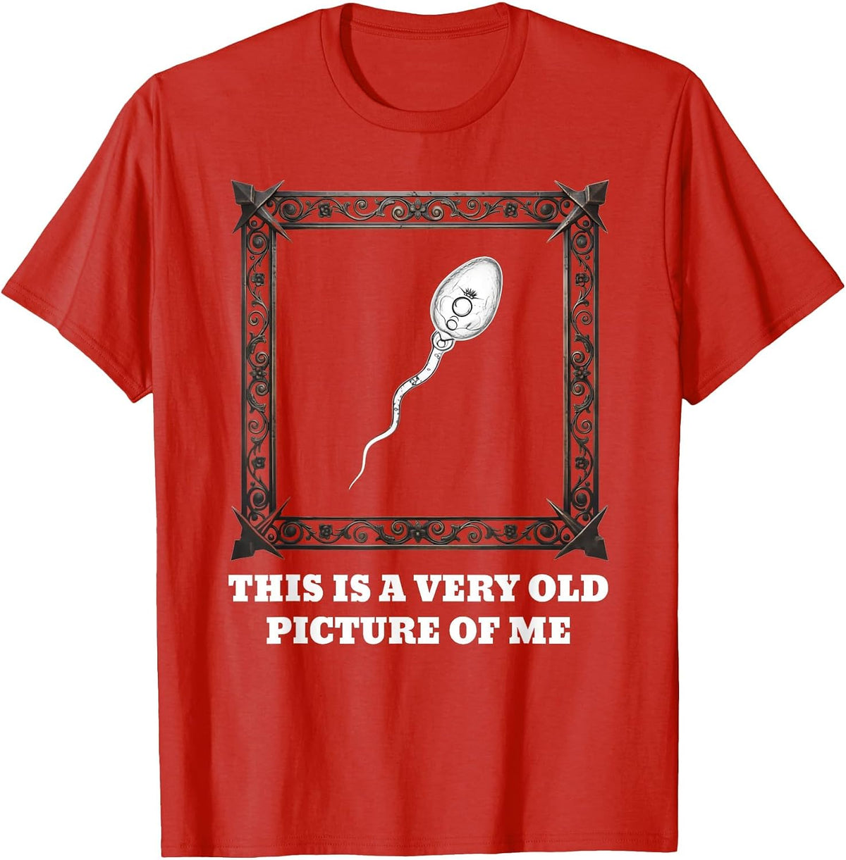 This is a Very Old Picture of Me T-Shirt - Red