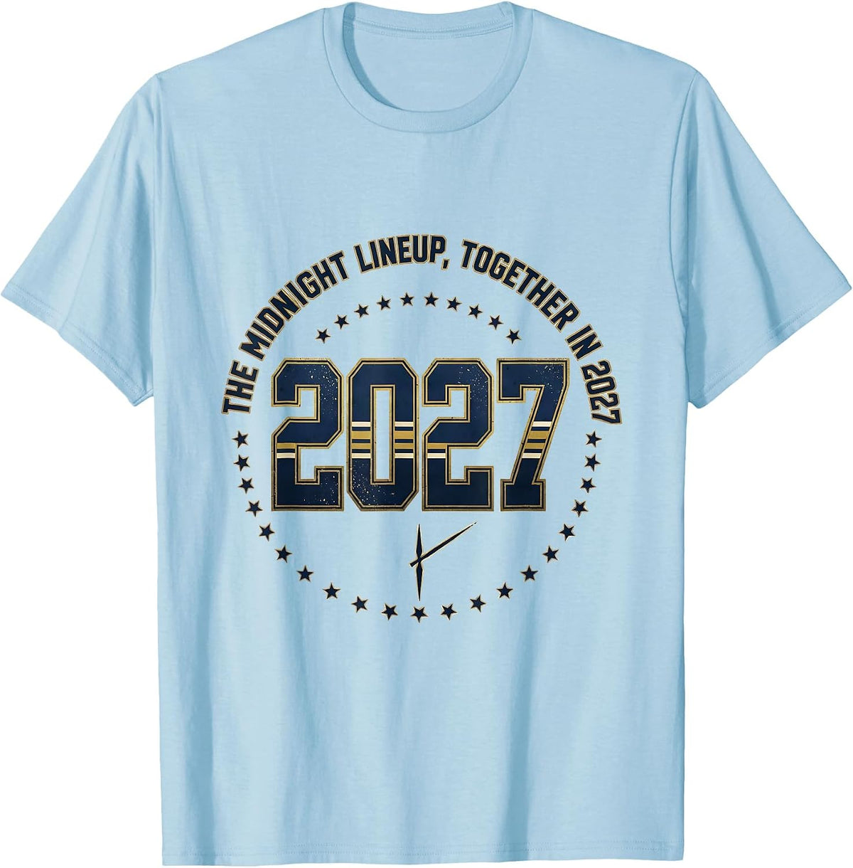 Men's The Midnight Lineup Together In 2027 Sports Family Matching T-Shirt - Baby Blue