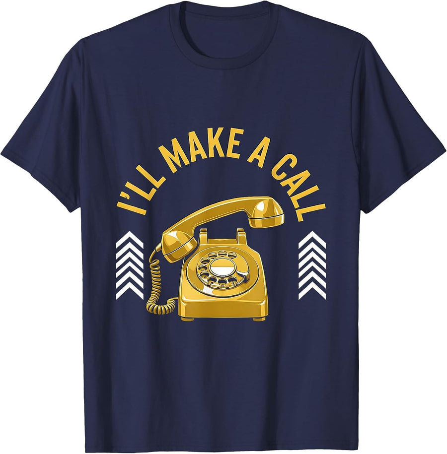 I Cant But I Know A Guy Funny Networking Design T-Shirt - Navy Blue