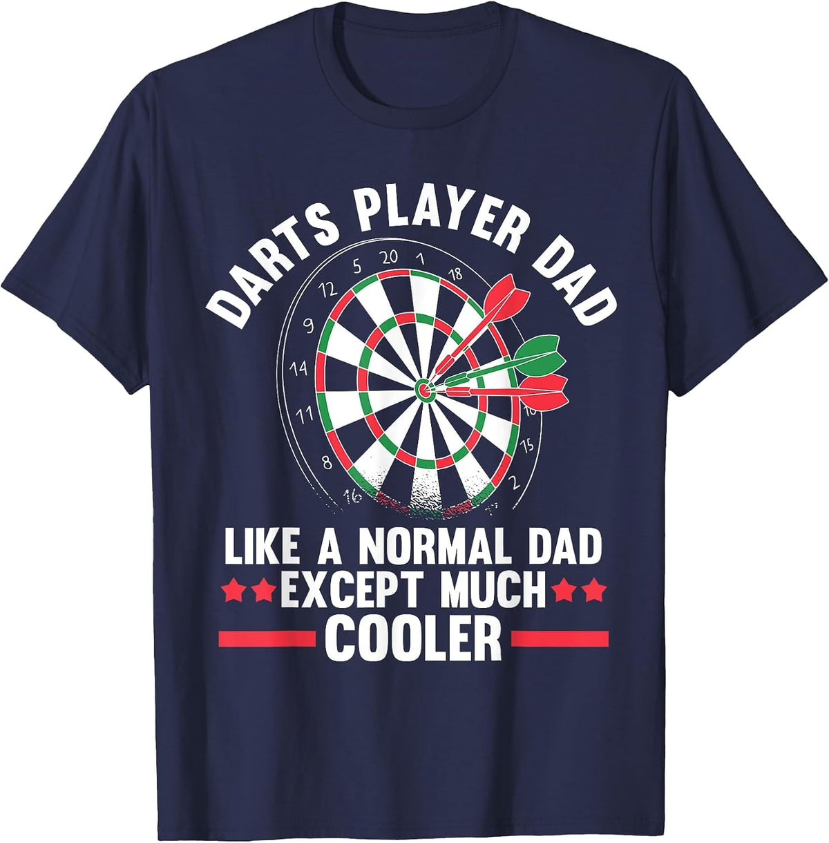 Darts Dad T-Shirt - Navy Blue