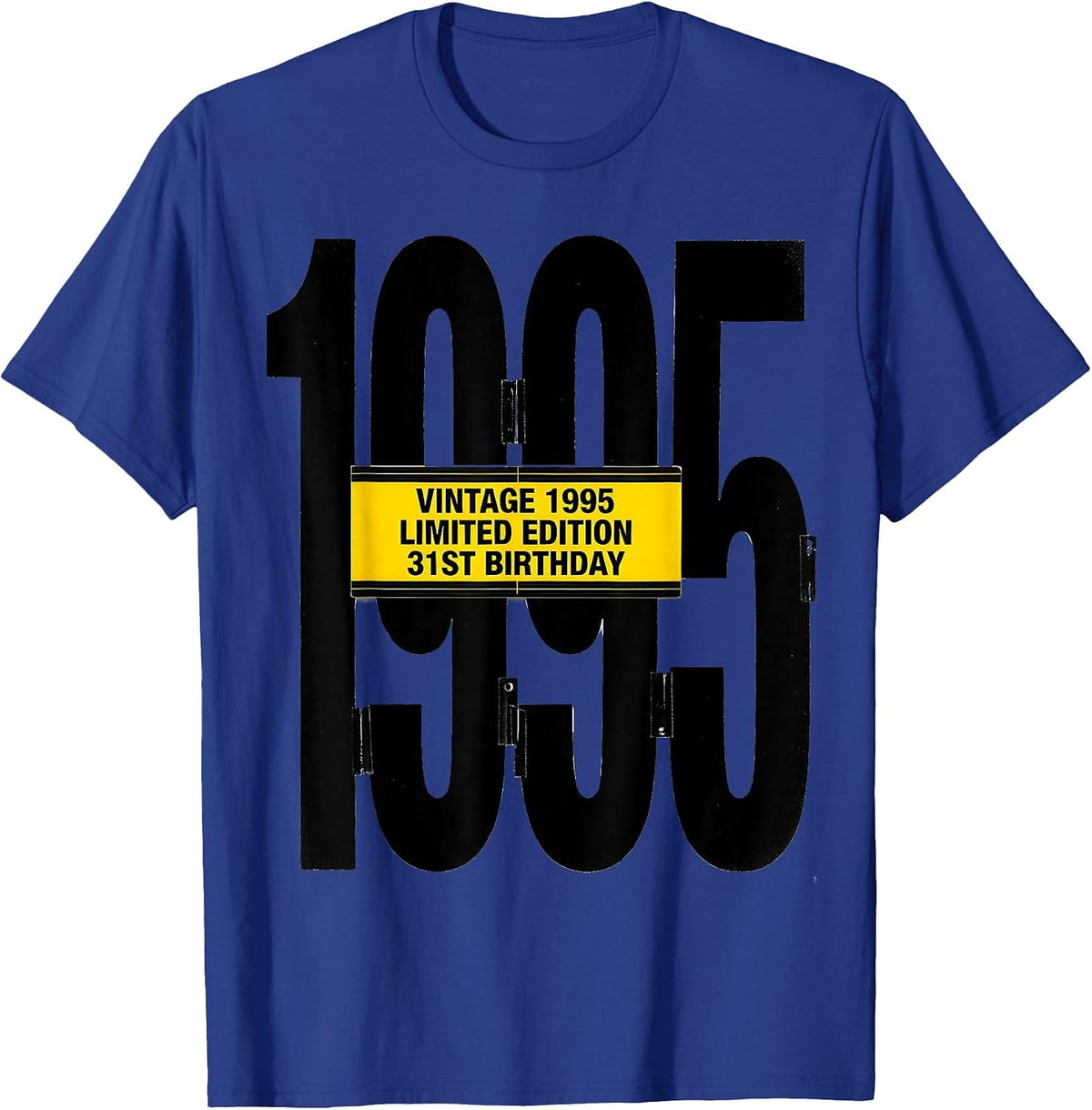 Men's Vintage 1995 · Limited Edition · 31st Birthday Gift T-Shirt - Royal Blue