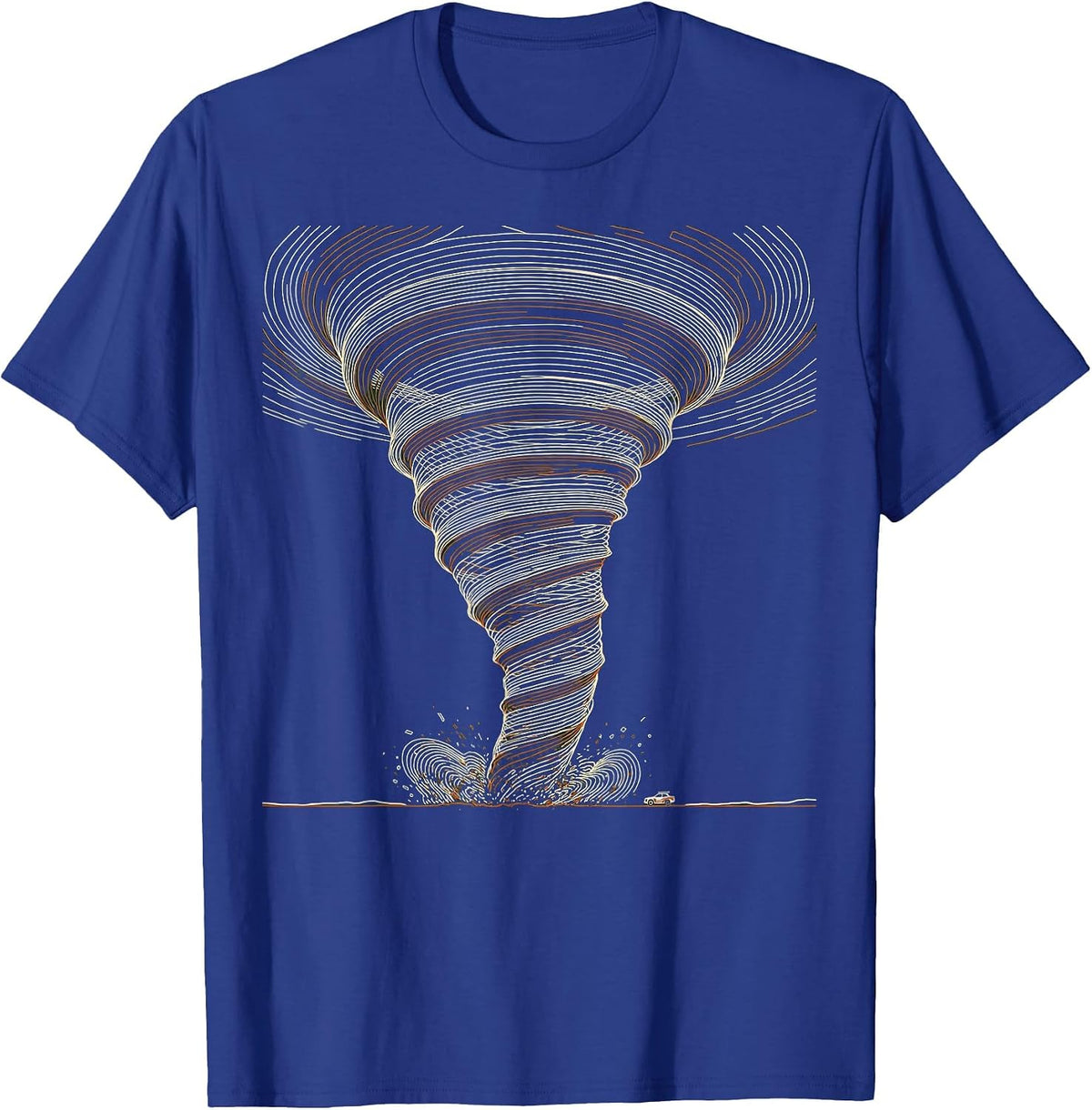Tornado Chaser Meteorology Enthusiast Storm Chaser Humor T-Shirt - Royal Blue