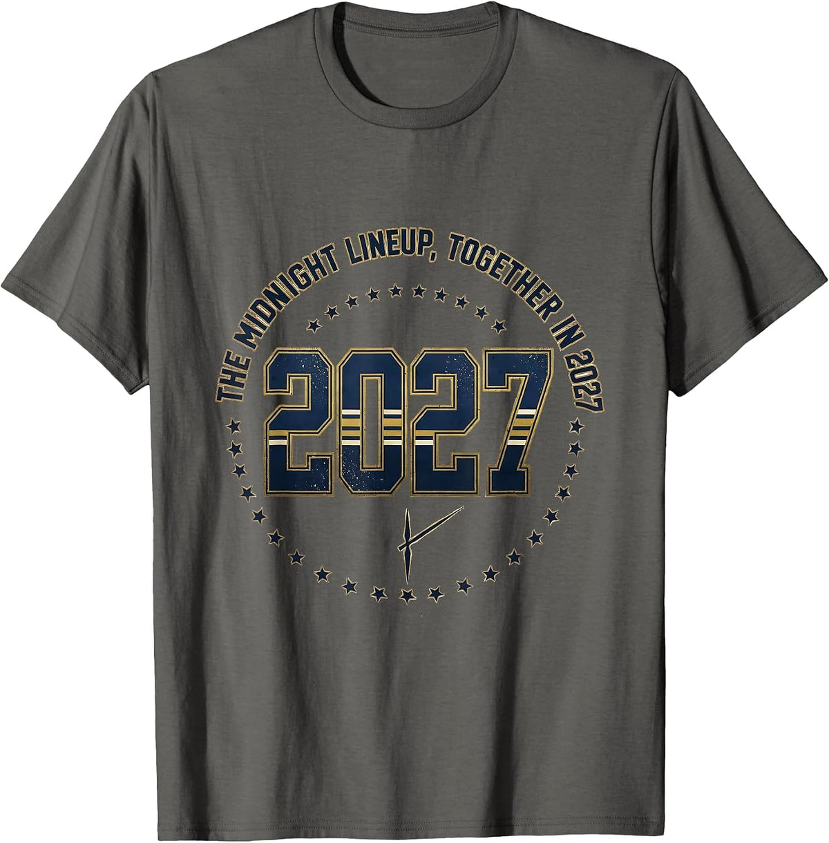 Men's The Midnight Lineup Together In 2027 Sports Family Matching T-Shirt - Asphalt Grey