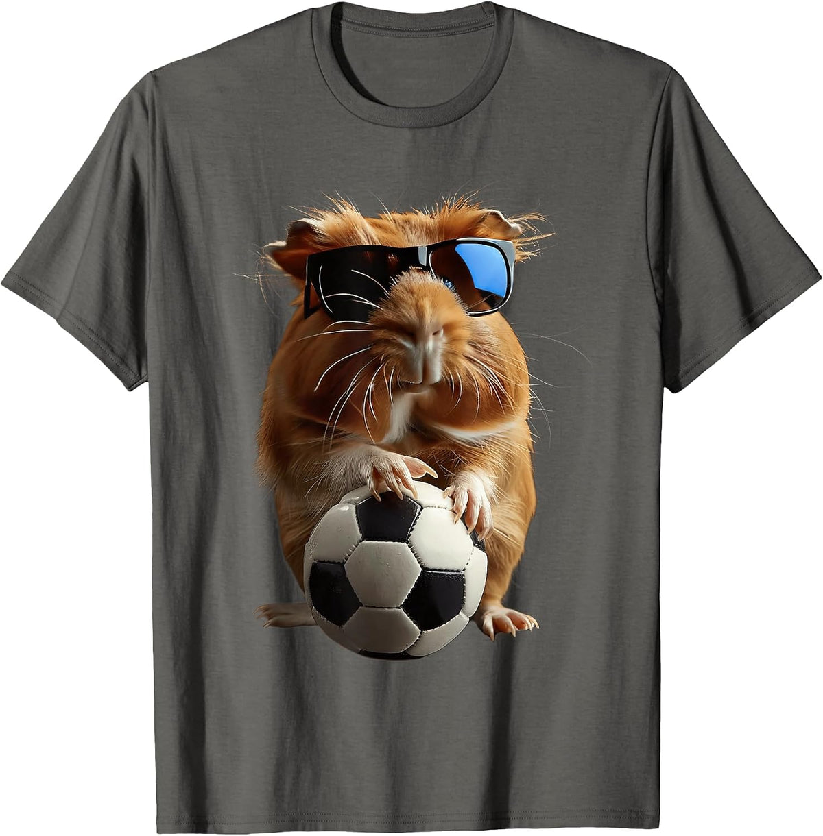 Guinea Pig Soccer T-Shirt - Asphalt Grey