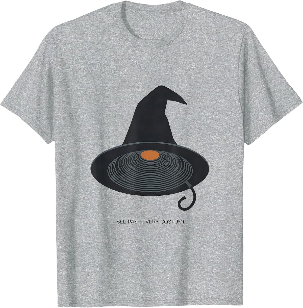 Men's I See Past Every Costume Editorial Conceptual Sonographer T-Shirt - Heather Grey