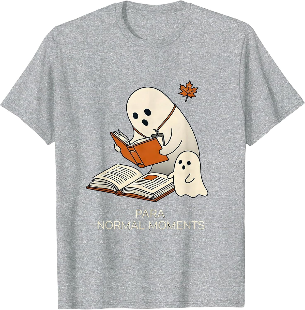 Men's Para Normal Moments Funny Paraprofessional Ghost Halloween T-Shirt - Heather Grey